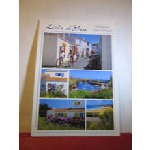 multiview, L'ILE D'YEU, VENDEE, FRANCE used postcard 2009 pm =