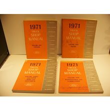 1971 FORD TRUCK SHOP MANUALS CHASSIS ENGINE BODY & ELECTRICAL MAINT & LUBE 1ST