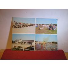 NEWPERRAN TOURIST SITE, REJERRAH, NEWQUAY, CORNWALL. used postcard 1975 pm =