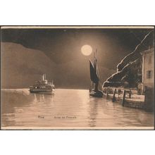 Arrivo del Piroscafo, Riva, c.1910s - Cartolina