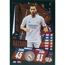 2020-21 Match Attax UCL - Eden Hazard Bronze Limited Edition LE6B Real Madrid