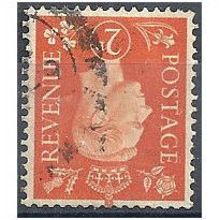 1937 SG465i 2d Orange Watermark Inverted Fine Used .