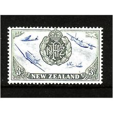 NEW ZEALAND 1946 SG 671 3d BADGE AND AIRPLANE U/M MINT#2