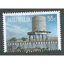 AUS 2009 55c 'CORRUGATED LANDSCAPES' FINE USED (EBID35-961)