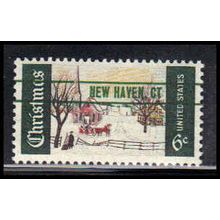 1384 6c Winter Scene Fine MNH GA. PreCnx W2317