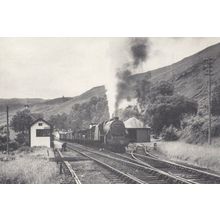 Engine no 45479 Goods Train at Kyle in Garve Railway Postcard