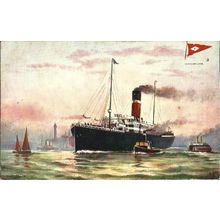 Dominion Line SS CANADA Tuck Oilette Postcard (9155)