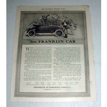 1916 Franklin Car Ad - NICE