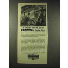 1948 Cutler-Hammer Motor Control Ad - Crane Hoist