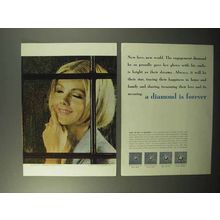 1964 De Beers Diamonds Ad - New Love, New World