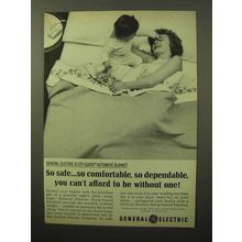 1964 General Electric Sleep-Guard Blankets Ad - So Safe