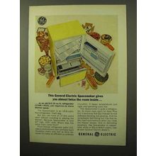 1964 General Electric Spacemaker Refrigerator Ad