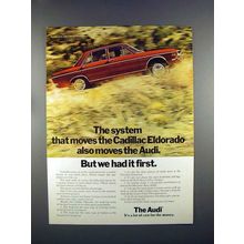 1972 Audi Car Ad - But We Had It First!
