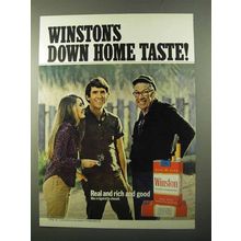 1971 Winston Cigarettes Ad - Taste
