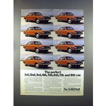 1972 Audi Car Ad - The Perfect 1,2,3,4,5,6,7,8 Car!