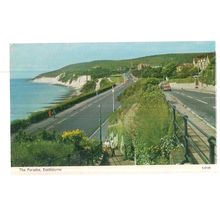 WESTERN LAWNS, EASTBOURNE, SUSSEX used vintage postcard by Shoesmith. 1961 pm