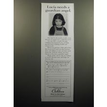 2007 Children Incorporated Ad - Lucia needs a guardian angel