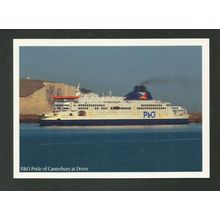 P & O Pride of Canterbury Ferry at Dover Postcard