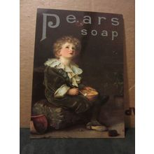 PEAR'S SOAP . c. 1888 advertisement unused modern postcard =