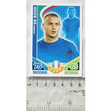 2010 Topps Match Attax World Cup Trading Card - Italy, Daniel de Rossi