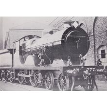 RR Surtees Built L Class Train at Ashford Kent in WW1 Postcard