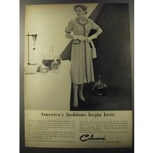 1953 Celanese Acetate Advertisement