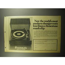 1974 Glenburn Turntable Ad - Now the world's most modern changer costs less