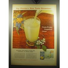 1957 Florida Citrus Commission Ad - Try Florida's new taste sensation!