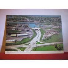 THOROLD TUNNEL, WELLAND CANAL, THOROLD, ONTARIO, CANADA unused postcard #