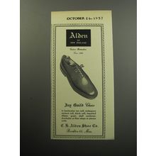 1957 Alden Shoes Ad - Ivy Guild Choice