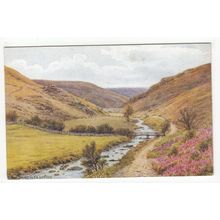 The Doone Glen Lynton ARQ Art Postcard Devon 3328