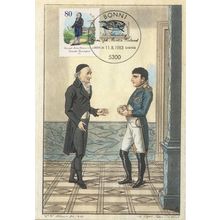 Christoph Martin Wieland German Poet Book Writer FDC Ltd Edn Postcard