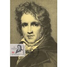 Friedrich Wilhelm Bessel German Astronomer Physicist FDC Postcard