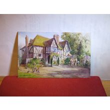 LYCH GATE, HARTFIELD, C E Corke, SUSSEX unused antique postcard by Salmon =