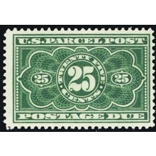 JQ5, Mint FVF LH 25¢ US Parcel Post Stamp - Stuart Katz