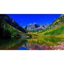Maroon Bells Colorado Poster Canvas Print Art Painting Decor Reprint wall A0 A1
