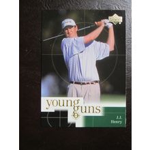2001 Upper Deck - Young Guns J.J. Henry PGA Golf Card #69