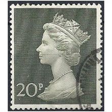 1970 SG830 20p OLive Green Fine Used. ..