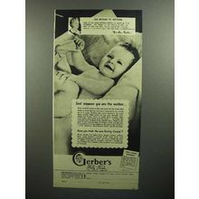 1946 Gerber's Baby Food Ad - Suppose You Are the Mother