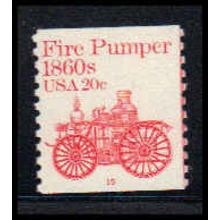 1908 20c Fire Pumper Fine MNH Dry Gum CNS 15 PA5721