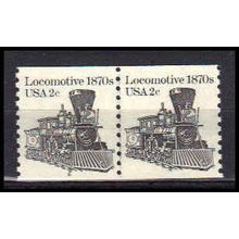 1897A 2c Locomotive Very Fine MNH Dry Gum CNP Left 6 PA0287