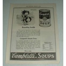 1921 Campbell's Tomato Soup Ad - Bounding Health