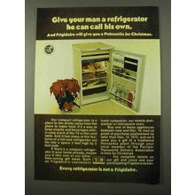 1972 Frigidaire Compact Refrigerator Ad - Give Your Man