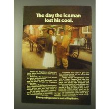 1972 Frigidaire Refrigerator Ad - Iceman Lost His Cool