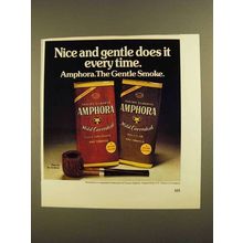 1979 Douwe egbert Amphora Pipe Tobacco Ad - Gentle