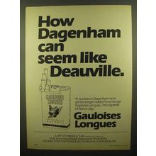 1979 Gauloises Longues Cigarettes Ad - Dagenham