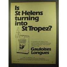 1979 Gauloises Longues Cigarettes Ad - St Helens