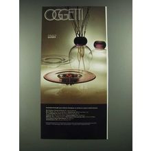 1981 Oggetti Glass Ad - Collection by Barbini
