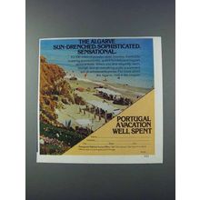 1981 Portugal Tourism Ad - The Algarve Sun-Drenched