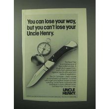 1983 Schrade Uncle Henry LB7 Knife Ad